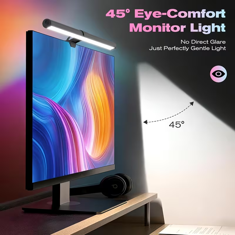 Touch Dimmer Lamp - Barra Luminosa LED per Monitor Alimentata
