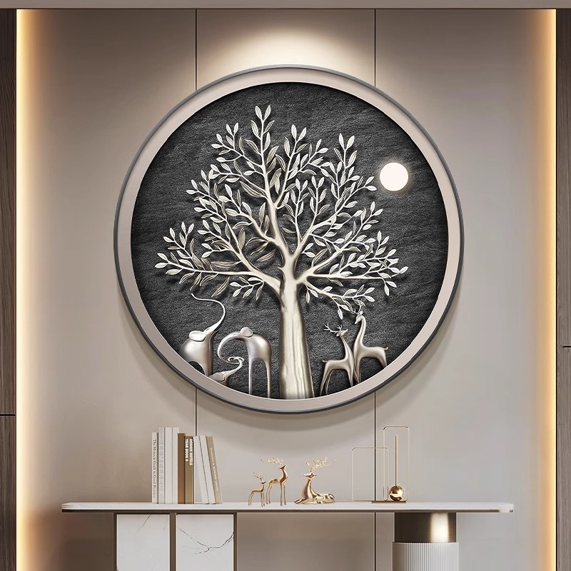 Elements Lighting Decor - Pittura decorativa per portico circolare a