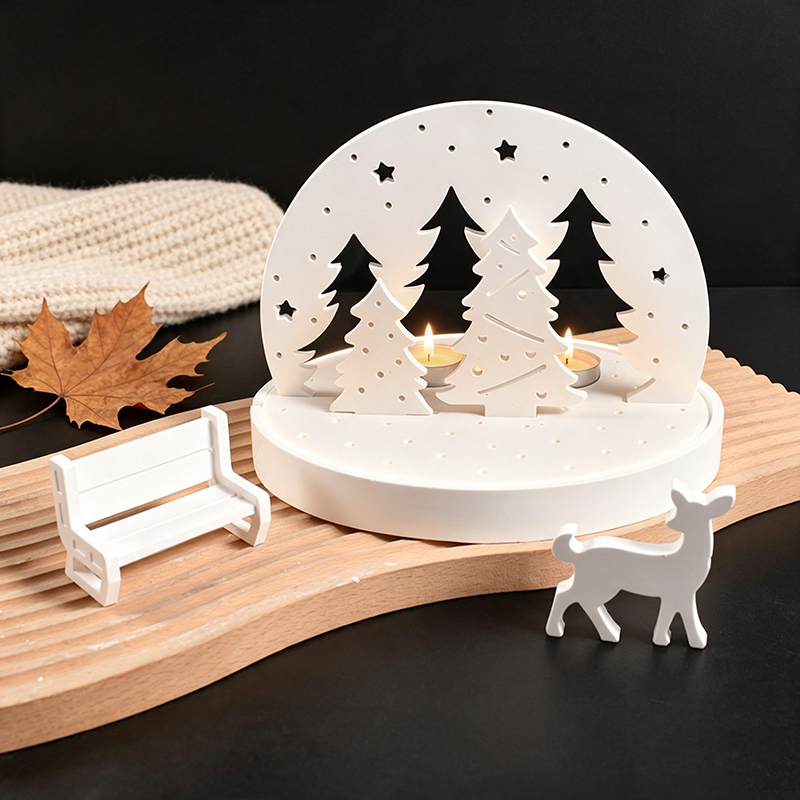 Candle Holder Set - Stampi in silicone per portacandele a