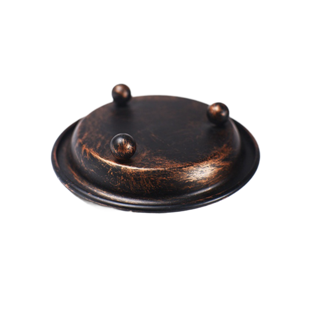 Candle Holder Set - Elegante Set di 3 Portacandele Rotondi
