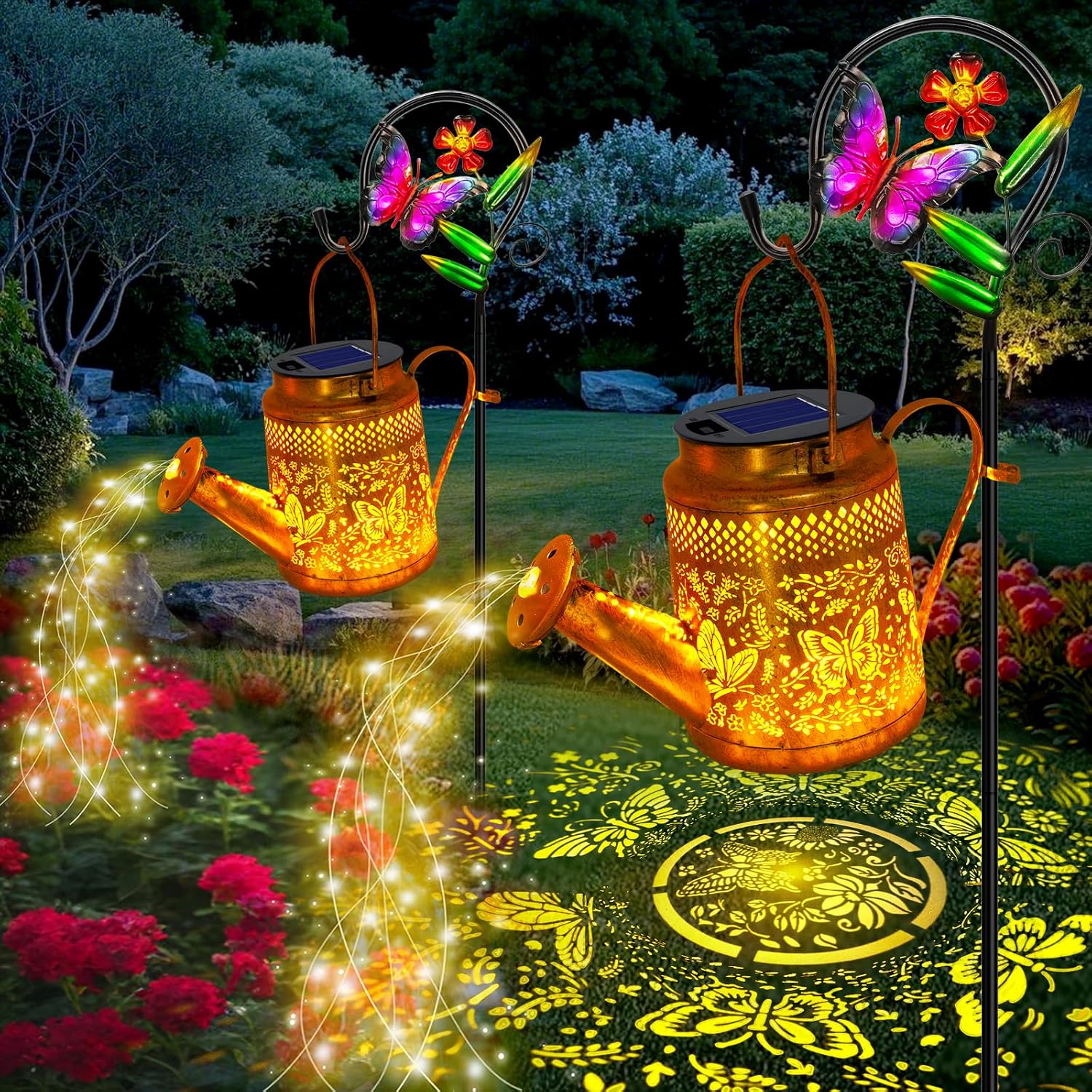 Decor Lighting Pack - Confezione da 2 Grandi Luci Solari