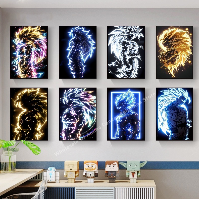Lighting Home Decor Items - Anime Dragon Ball Wukong Effetto luce