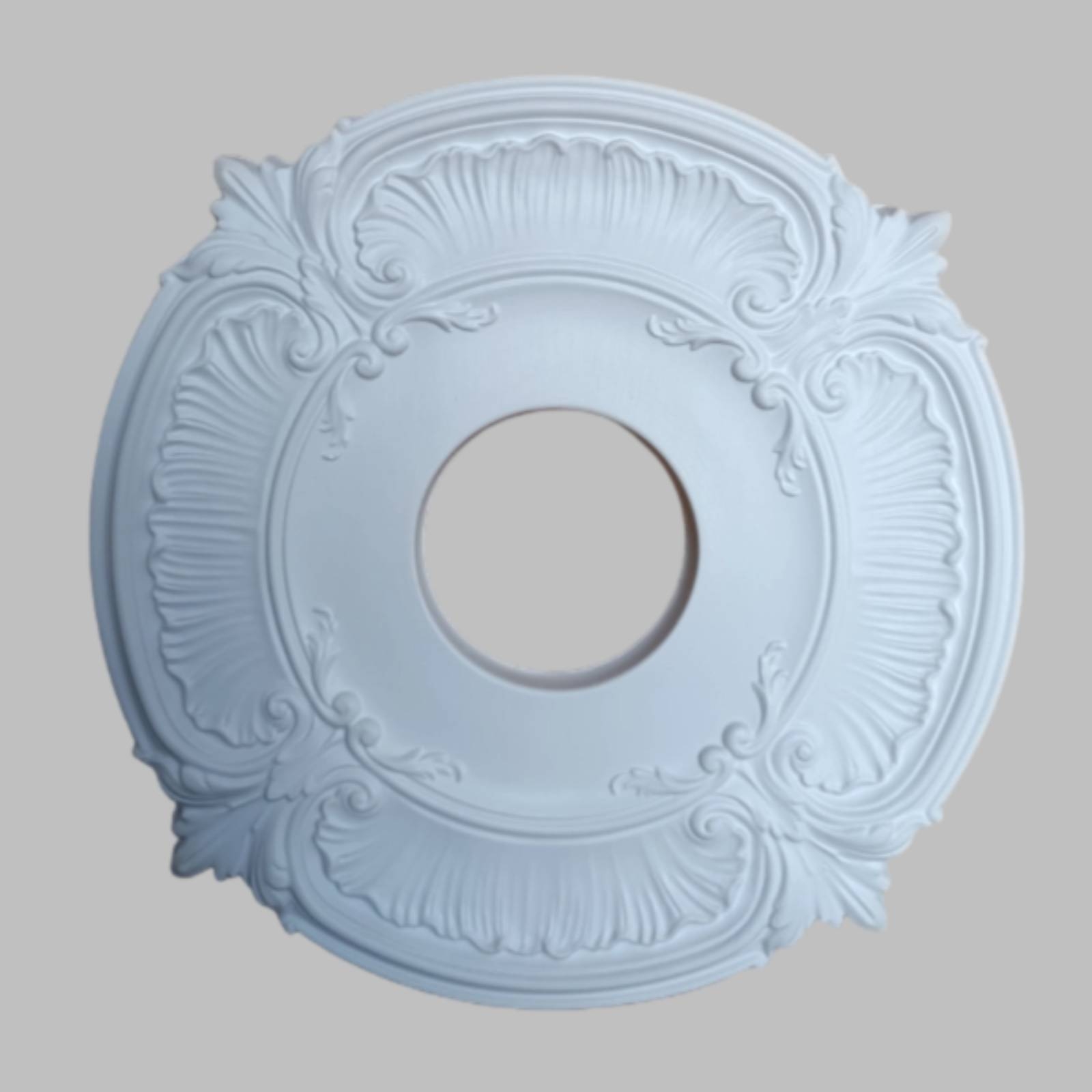 Lighting Design Decor - Medaglione da soffitto rotondo in PU,