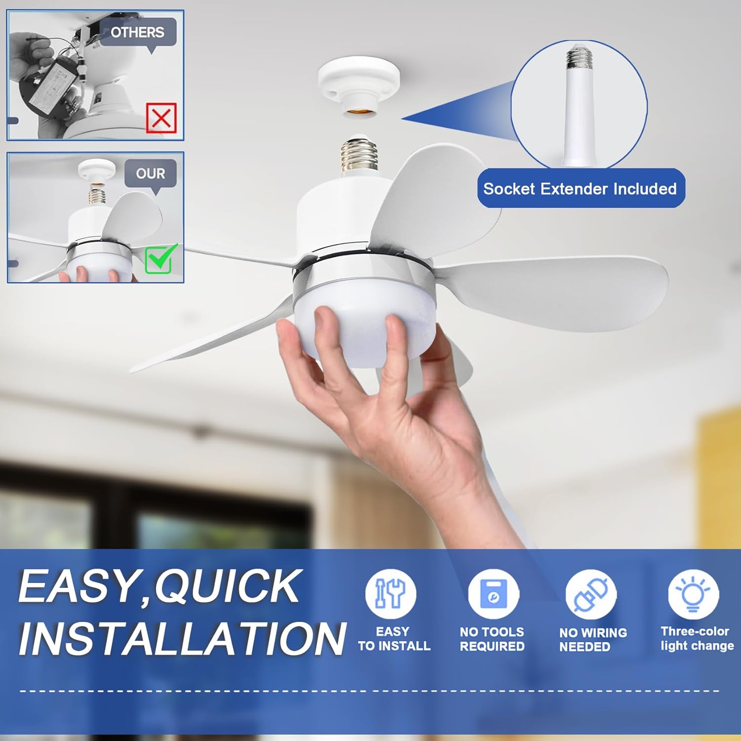 Ventilatore da soffitto con lu - Lighting Design Decor recensione e prezzo
