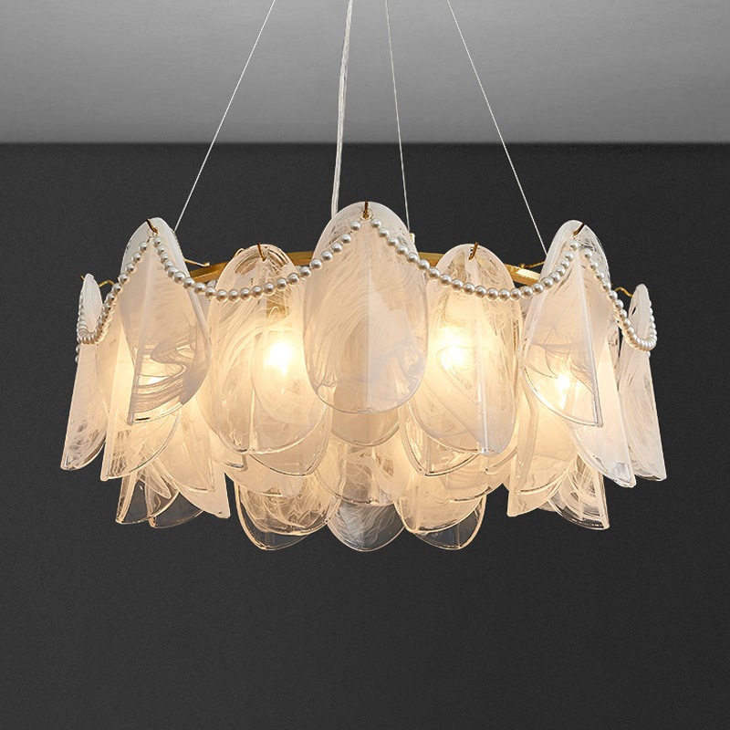 Lampadario in vetro di lusso L - Lighting Home Decor Items recensione e prezzo