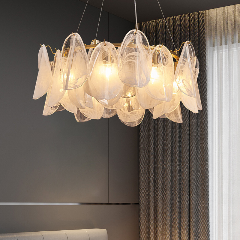 Lampadario in vetro di lusso L - Lighting Home Decor Items recensione e prezzo