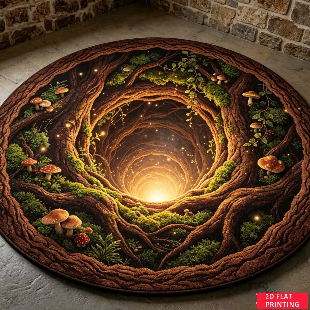Tappeto Rotondo con Stampa 3D  - Home Decor Lighting Wholesale recensione e prezzo
