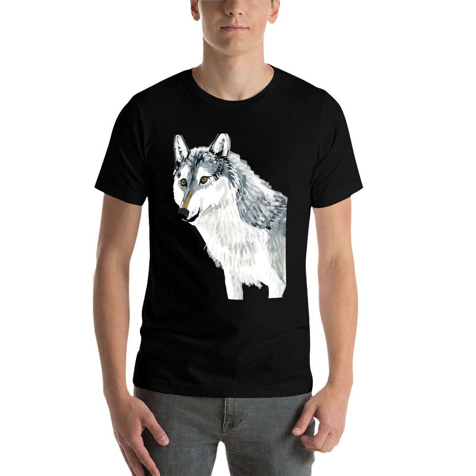 T-shirt Totem Alberta Wolf, to - Alberta Lighting & Decor Photos recensione e prezzo