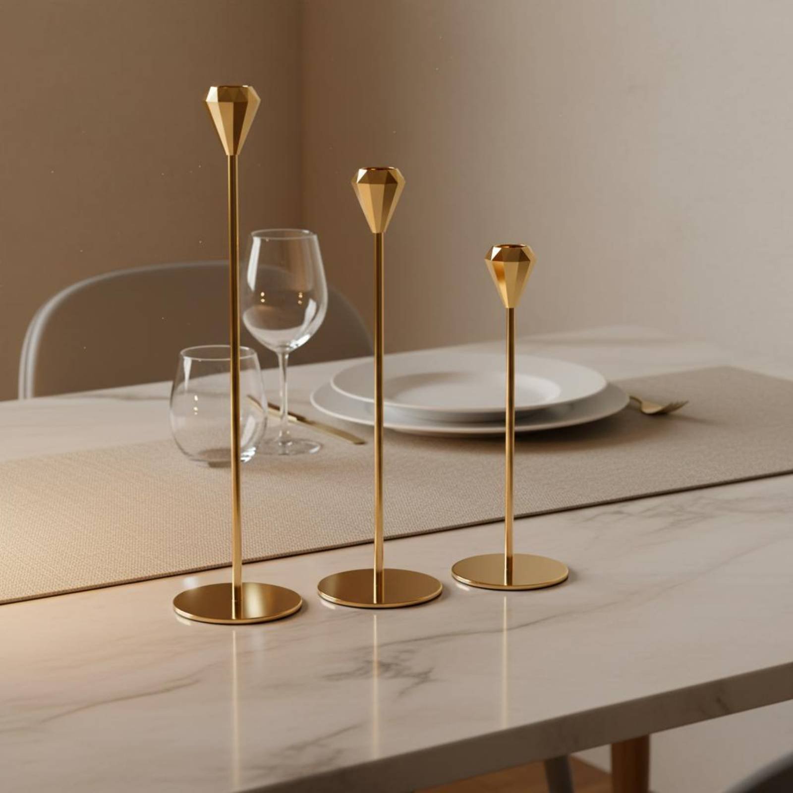 Set di 3 Candelabri in Cristal - Candle Holder Set recensione e prezzo