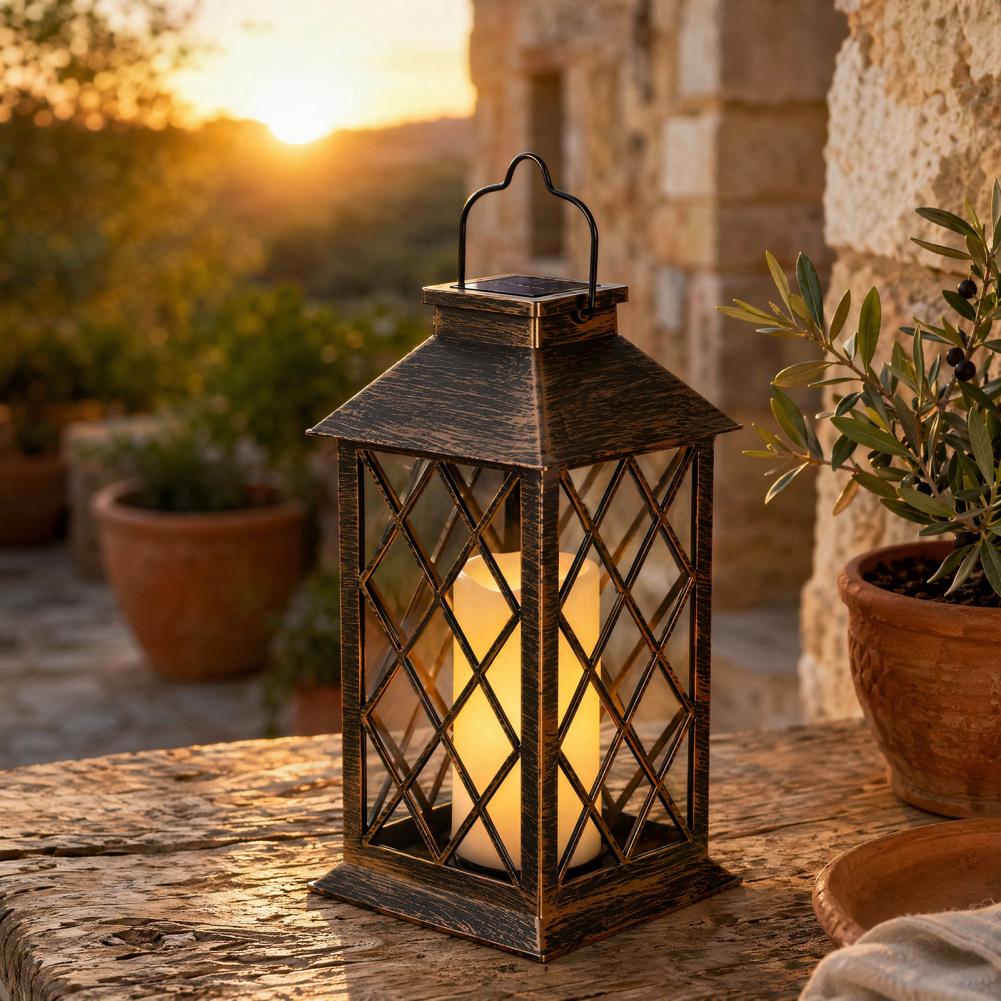 Lanterna Solare Retrò, Lantern - Lighting Decor Outdoor recensione e prezzo