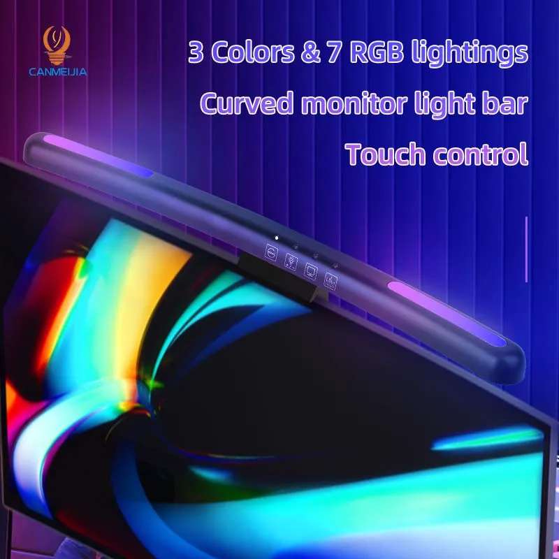 Monitor a LED curvo barra lumi - Touch Dimmer Lamp recensione e prezzo